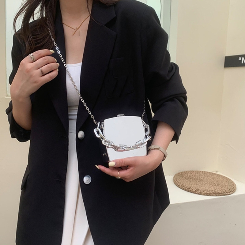 Luxury Bags Gold - Mini Luxury Gold Party pochette da