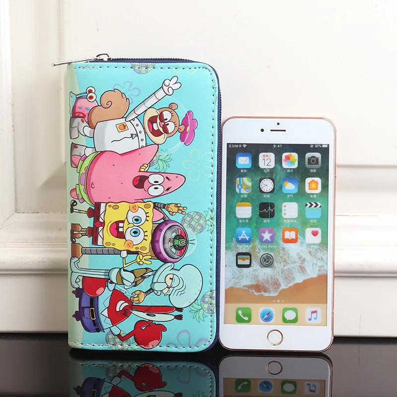 Accordion Wallet Zip - Nuovo Portafoglio Lungo SpongeBob SquarePants per