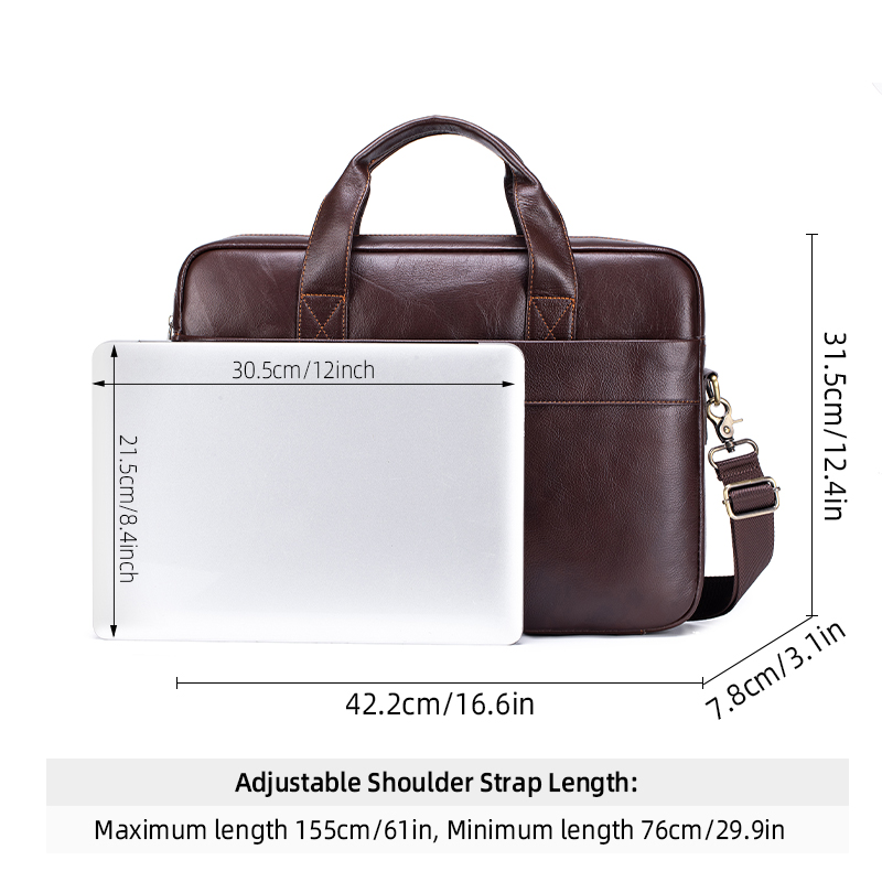 Borsa da Lavoro in Vera Pelle  - Luxury Bags That Fit Laptop recensione e prezzo