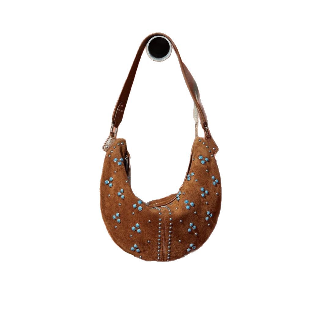 Borsa da donna dal design di n - Half Moon Bag Suede recensione e prezzo