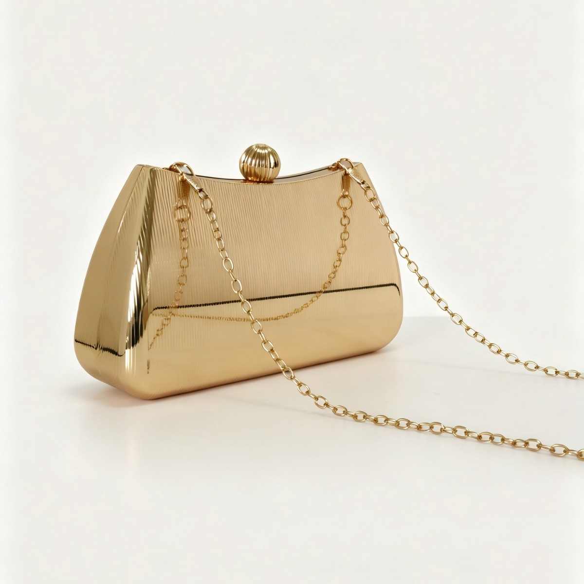 Borsa da sera elegante da donn - Luxury Bags Gold recensione e prezzo