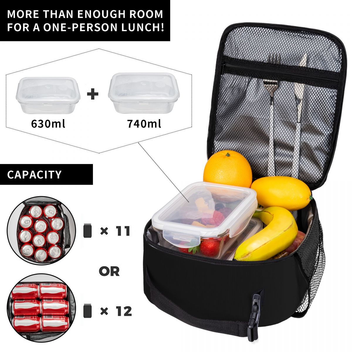 Borsa Termica da Pranzo Nera A - Luxury Bags On Sales recensione e prezzo