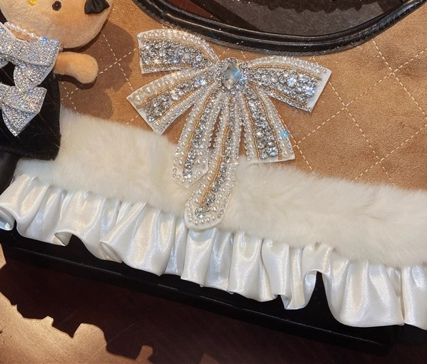Borsa da ascella con strass pe - Half Moon Bag Suede recensione e prezzo