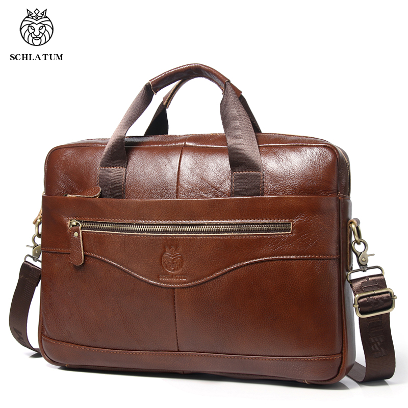 SCHLATUM Valigette in vera pel - Luxury Bags That Fit Laptop recensione e prezzo