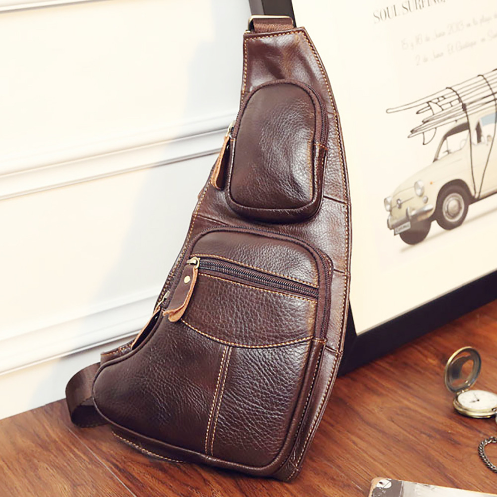 Zaino da uomo in vera pelle di - Half Moon Bag Suede recensione e prezzo