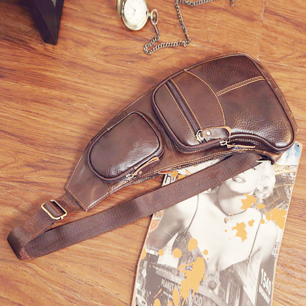 Zaino da uomo in vera pelle di - Half Moon Bag Suede recensione e prezzo