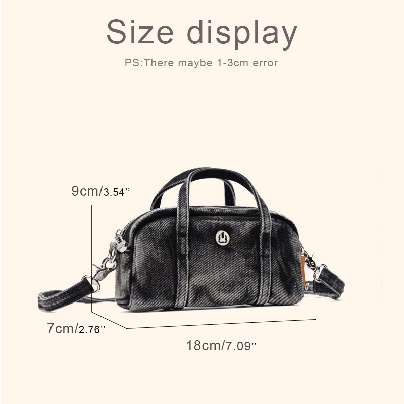Coreano Casual Mini Denim Box  - Luxury Bags Design recensione e prezzo