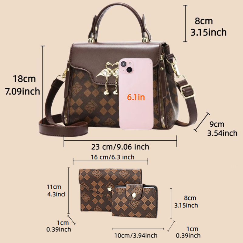 Set di 3 borse da donna, borsa - Luxury Bags & Leather Repair Of Atlanta Photos recensione e prezzo
