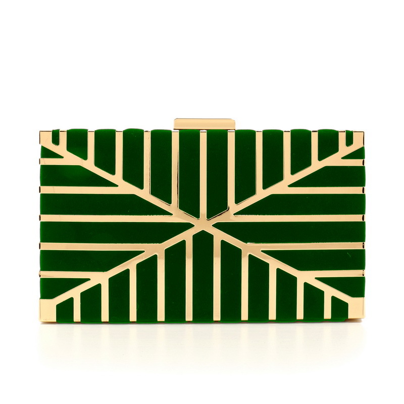 Pochette da Sera Geometrica Lu - Luxury Bags Gold recensione e prezzo