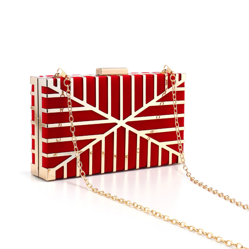 Pochette da Sera Geometrica Lu - Luxury Bags Gold recensione e prezzo