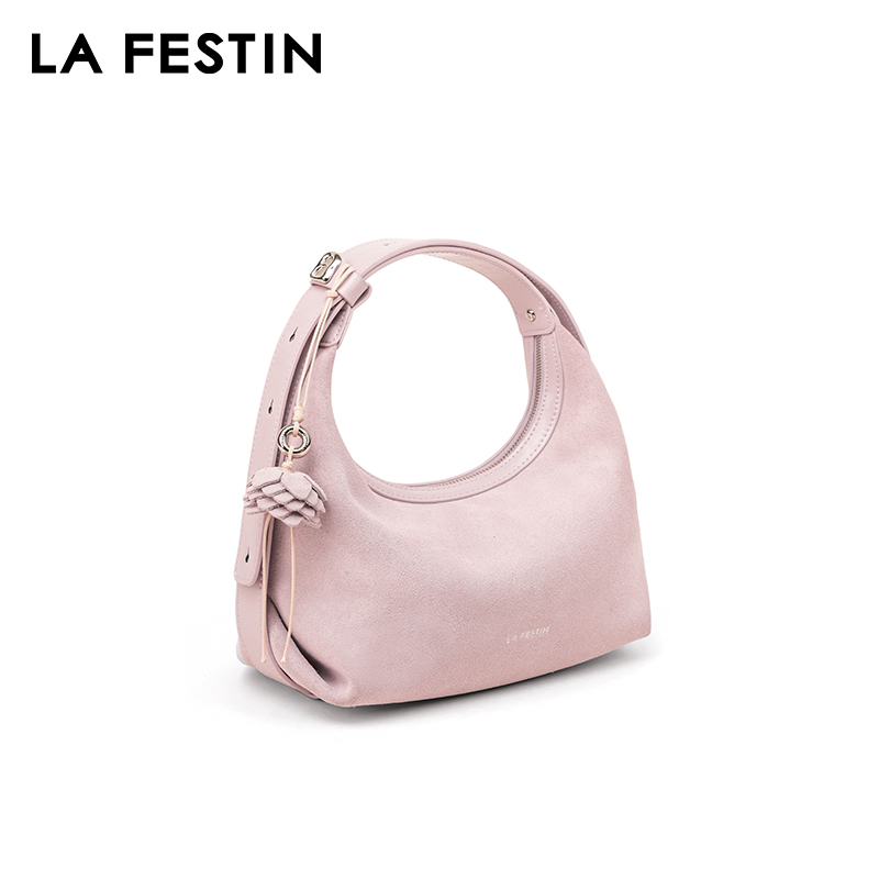 LA FESTIN Borsa originale da d - Half Moon Bag Suede recensione e prezzo