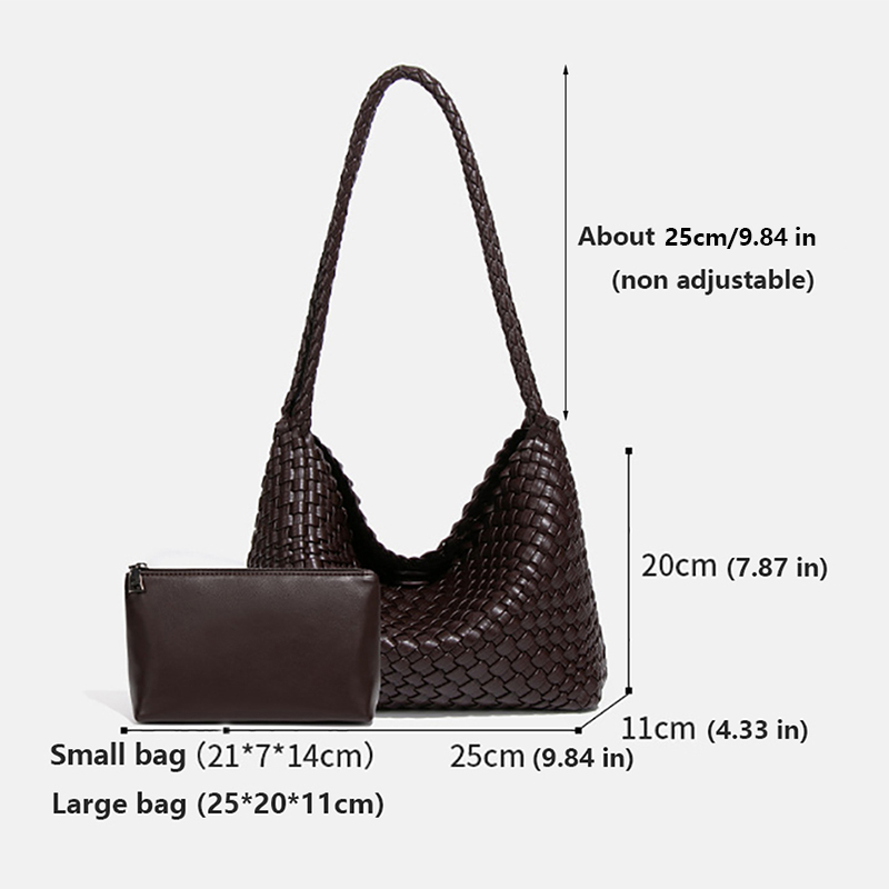 Borsa a Spalla Intrecciata da  - Half Moon Bag Suede recensione e prezzo