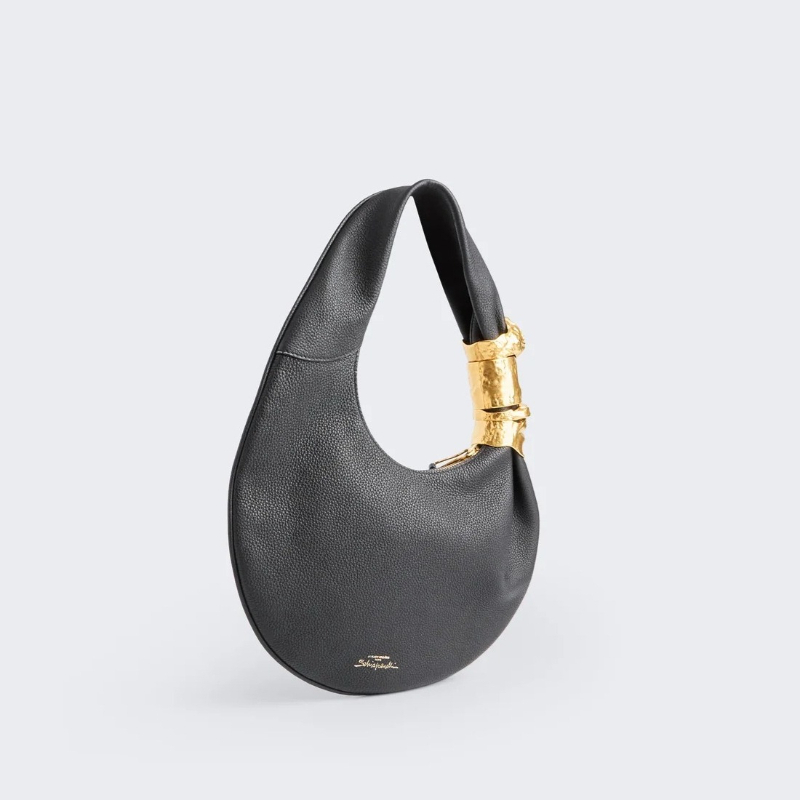 Borsa Soufflé di Lusso da Desi - Half Moon Bag Suede recensione e prezzo