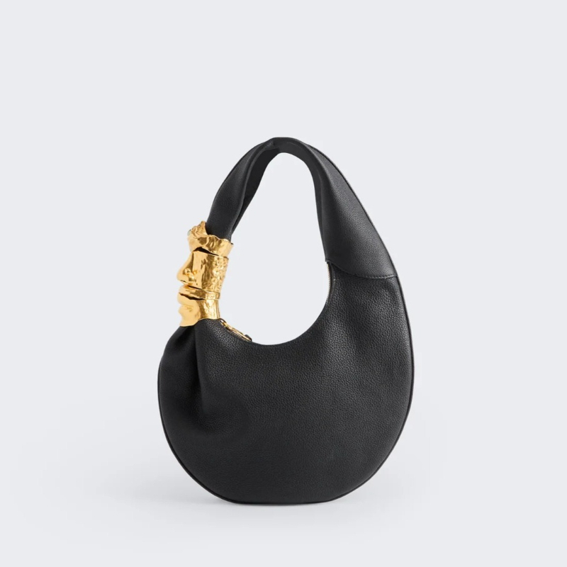 Borsa Soufflé di Lusso da Desi - Half Moon Bag Suede recensione e prezzo